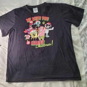 SpongeBob SquarePants Black Kids T-Shirt